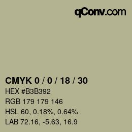 Color code: CMYK 0 / 0 / 18 / 30 | qconv.com