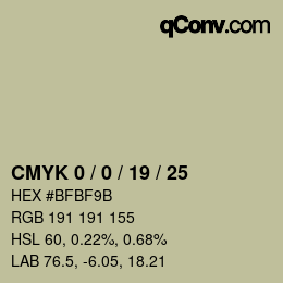 Color code: CMYK 0 / 0 / 19 / 25 | qconv.com