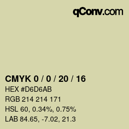 Color code: CMYK 0 / 0 / 20 / 16 | qconv.com