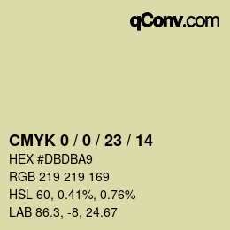 Color code: CMYK 0 / 0 / 23 / 14 | qconv.com