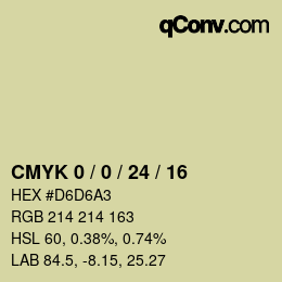 Color code: CMYK 0 / 0 / 24 / 16 | qconv.com