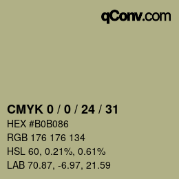 Color code: CMYK 0 / 0 / 24 / 31 | qconv.com