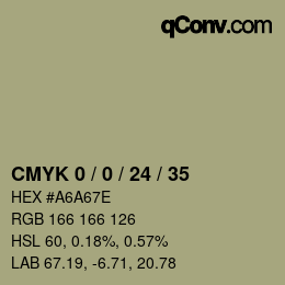 Color code: CMYK 0 / 0 / 24 / 35 | qconv.com