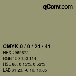 颜色代码: CMYK 0 / 0 / 24 / 41 | qconv.com