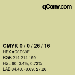 Color code: CMYK 0 / 0 / 26 / 16 | qconv.com