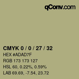 颜色代码: CMYK 0 / 0 / 27 / 32 | qconv.com