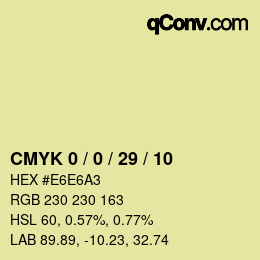 Color code: CMYK 0 / 0 / 29 / 10 | qconv.com