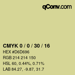 Color code: CMYK 0 / 0 / 30 / 16 | qconv.com
