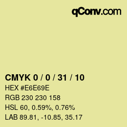 Color code: CMYK 0 / 0 / 31 / 10 | qconv.com