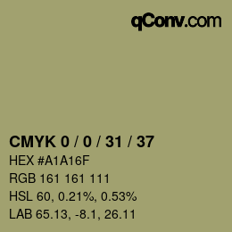 Color code: CMYK 0 / 0 / 31 / 37 | qconv.com