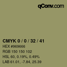Color code: CMYK 0 / 0 / 32 / 41 | qconv.com