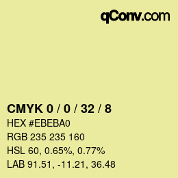 Color code: CMYK 0 / 0 / 32 / 8 | qconv.com