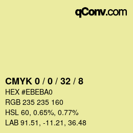 Color code: CMYK 0 / 0 / 32 / 8 | qconv.com