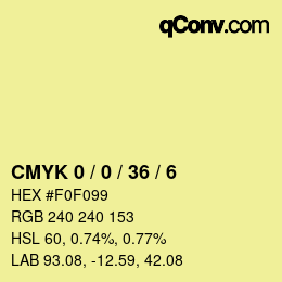 Color code: CMYK 0 / 0 / 36 / 6 | qconv.com