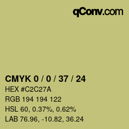 Color code: CMYK 0 / 0 / 37 / 24 | qconv.com