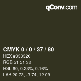 Color code: CMYK 0 / 0 / 37 / 80 | qconv.com