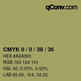 Color code: CMYK 0 / 0 / 38 / 36 | qconv.com