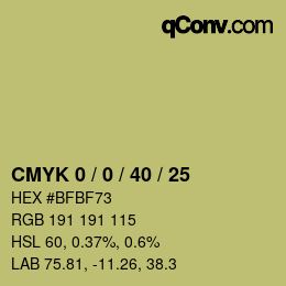 Color code: CMYK 0 / 0 / 40 / 25 | qconv.com