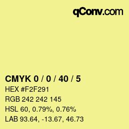 Color code: CMYK 0 / 0 / 40 / 5 | qconv.com