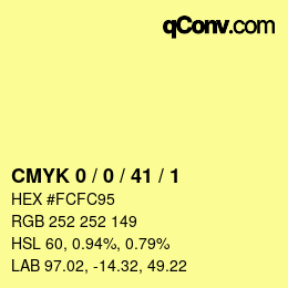 Color code: CMYK 0 / 0 / 41 / 1 | qconv.com