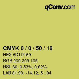 Color code: CMYK 0 / 0 / 50 / 18 | qconv.com