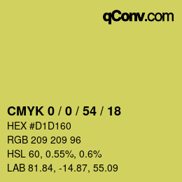 Color code: CMYK 0 / 0 / 54 / 18 | qconv.com