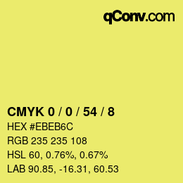 Color code: CMYK 0 / 0 / 54 / 8 | qconv.com