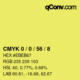 Color code: CMYK 0 / 0 / 56 / 8 | qconv.com