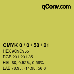 Color code: CMYK 0 / 0 / 58 / 21 | qconv.com