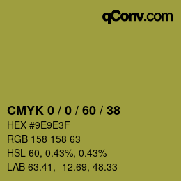 Color code: CMYK 0 / 0 / 60 / 38 | qconv.com