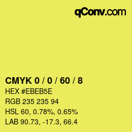 Color code: CMYK 0 / 0 / 60 / 8 | qconv.com