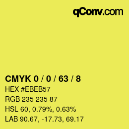 Color code: CMYK 0 / 0 / 63 / 8 | qconv.com