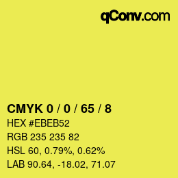 Color code: CMYK 0 / 0 / 65 / 8 | qconv.com