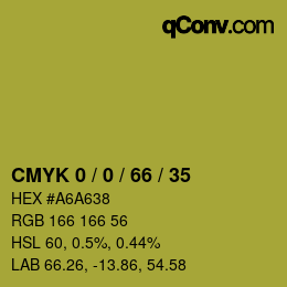 Color code: CMYK 0 / 0 / 66 / 35 | qconv.com