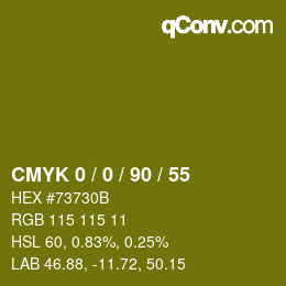 Color code: CMYK 0 / 0 / 90 / 55 | qconv.com