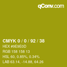 Color code: CMYK 0 / 0 / 92 / 38 | qconv.com