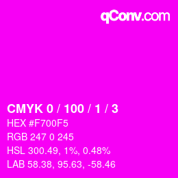 Color code: CMYK 0 / 100 / 1 / 3 | qconv.com