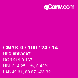 Color code: CMYK 0 / 100 / 24 / 14 | qconv.com