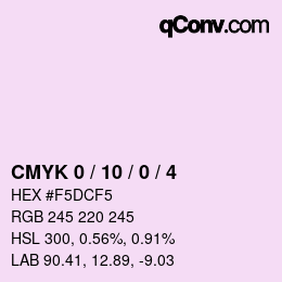 Color code: CMYK 0 / 10 / 0 / 4 | qconv.com