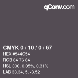 Color code: CMYK 0 / 10 / 0 / 67 | qconv.com