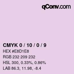 Color code: CMYK 0 / 10 / 0 / 9 | qconv.com