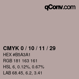 Color code: CMYK 0 / 10 / 11 / 29 | qconv.com