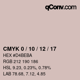 Color code: CMYK 0 / 10 / 12 / 17 | qconv.com