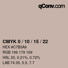 Color code: CMYK 0 / 10 / 15 / 22 | qconv.com