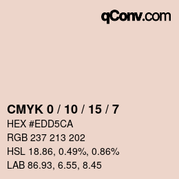 Color code: CMYK 0 / 10 / 15 / 7 | qconv.com