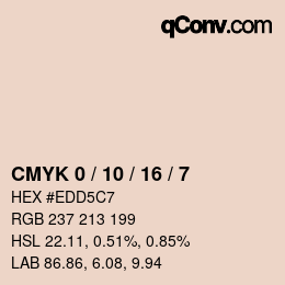 Color code: CMYK 0 / 10 / 16 / 7 | qconv.com