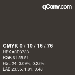 Color code: CMYK 0 / 10 / 16 / 76 | qconv.com