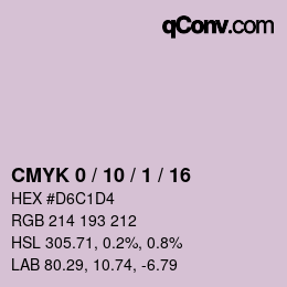 Color code: CMYK 0 / 10 / 1 / 16 | qconv.com