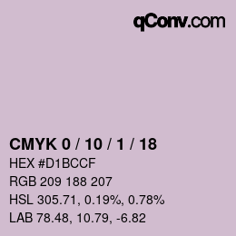 カラーコード: CMYK 0 / 10 / 1 / 18 | qconv.com