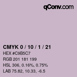 Color code: CMYK 0 / 10 / 1 / 21 | qconv.com